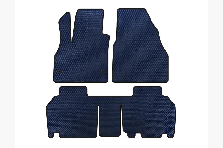 Renault Kangoo 2008–2020 Tapis de sol EVA (2 Rangées, 5 Portes/7 Places, Bleu) Image