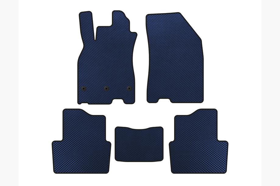 Renault Megane III 2009-2016 Tapis de sol EVA (SD, Bleu) Image