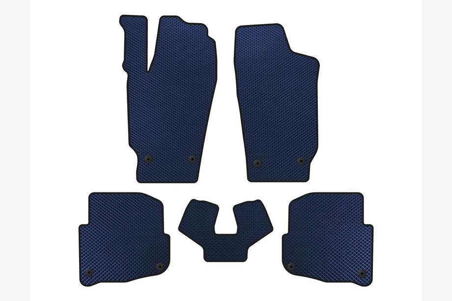 Skoda Fabia 2000-2007 Tapis de sol EVA (SD, Bleu) Image