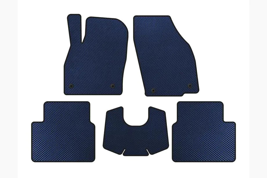 Skoda Kamiq 2019- Tapis de sol EVA (Boîte automatique, Bleu) Image