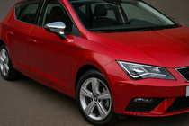 Seat Leon 2013-2020 Couvre-Rétroviseurs (2 pcs, Acier Inoxydable) photo 2
