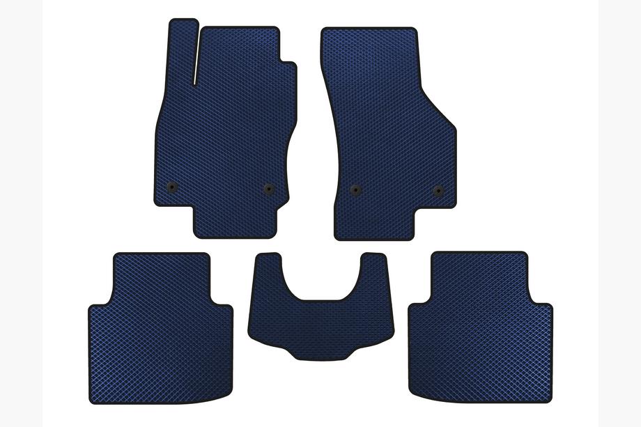 Skoda Superb 2015-2024 Tapis de sol EVA (avec Patte, Bleu) Image