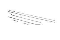 Seat Leon 2013-2020 Moulures de vitres laterales inox (3 portes, 6 pièces) photo 3