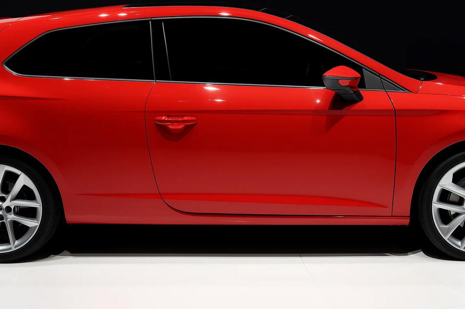 Seat Leon 2013-2020 Moulures de vitres laterales inox (3 portes, 6 pièces) Image