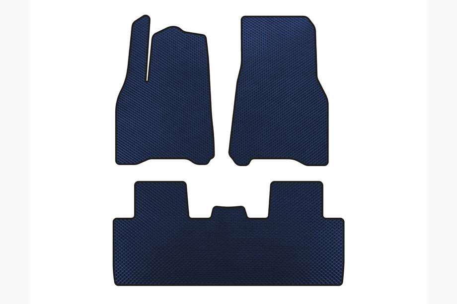 Tesla Model Y 2020- Tapis de sol EVA (2020-2024, Bleu) Image