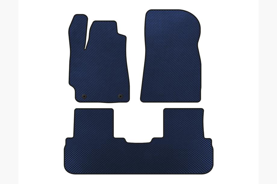 Toyota Highlander 2008-2013 Tapis de sol EVA (2 Rangées, Bleu) Image