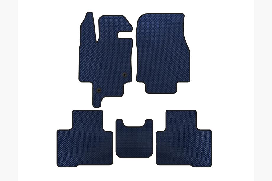 Toyota Highlander 2019- Tapis de sol EVA (2 Rangées, 7 Places, Bleu) Photo 1