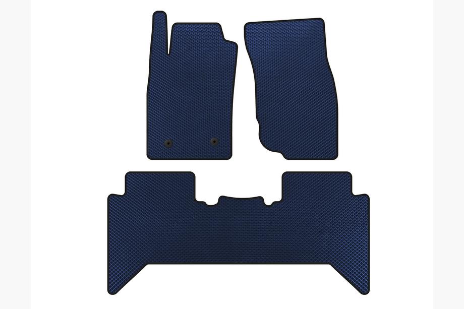 Toyota Hilux 2006-2015 Tapis de sol EVA V2 (Bleu) Image
