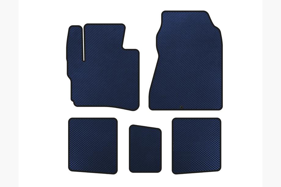 Toyota IQ 2008-2015 Tapis de sol EVA (HB, Bleu) Image