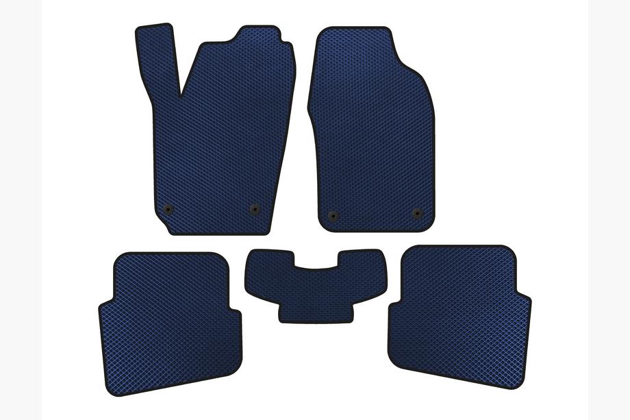 Volkswagen Polo 2001-2009 Tapis de sol EVA (HB, 3/5 portes, Bleu) Photo 2