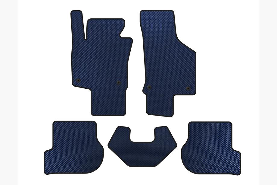 Volkswagen Scirocco 2008-2017 Tapis de sol EVA (HB, 3 Portes, Bleu) Image