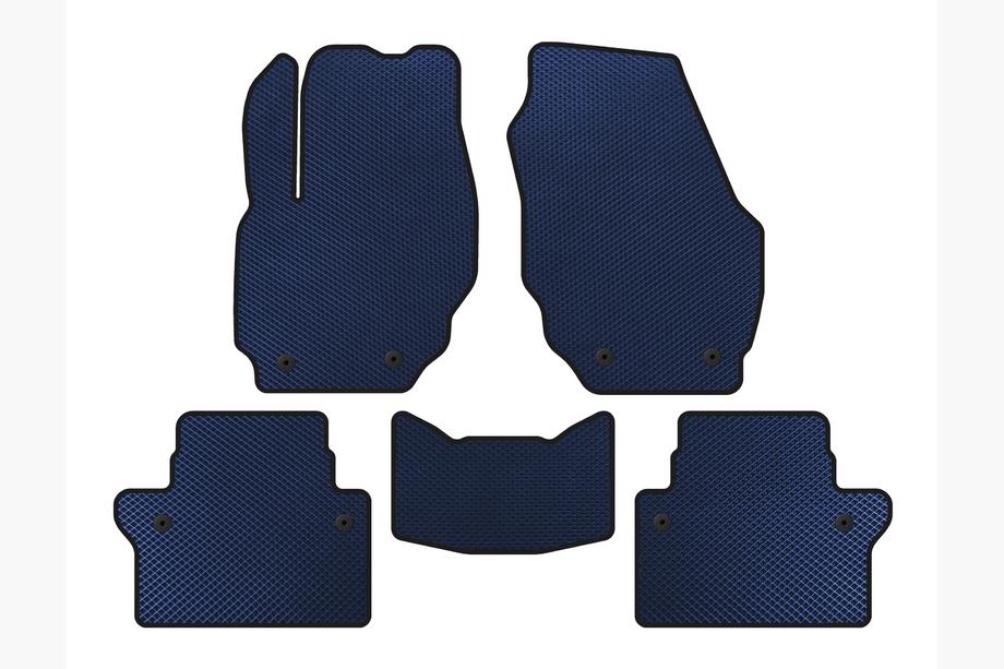 Volvo S80 2006-2016 Tapis de sol EVA (Bleu) Image