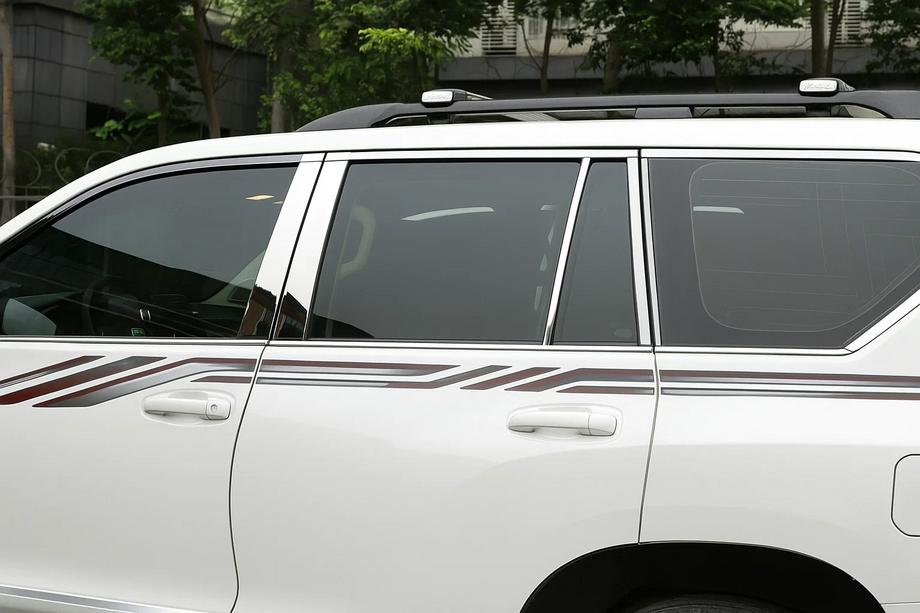 Toyota Land Cruiser Prado 150 2009-2023 Enjoliveurs de Montants de Porte en Acier Inoxydable (8 pcs) Photo 1