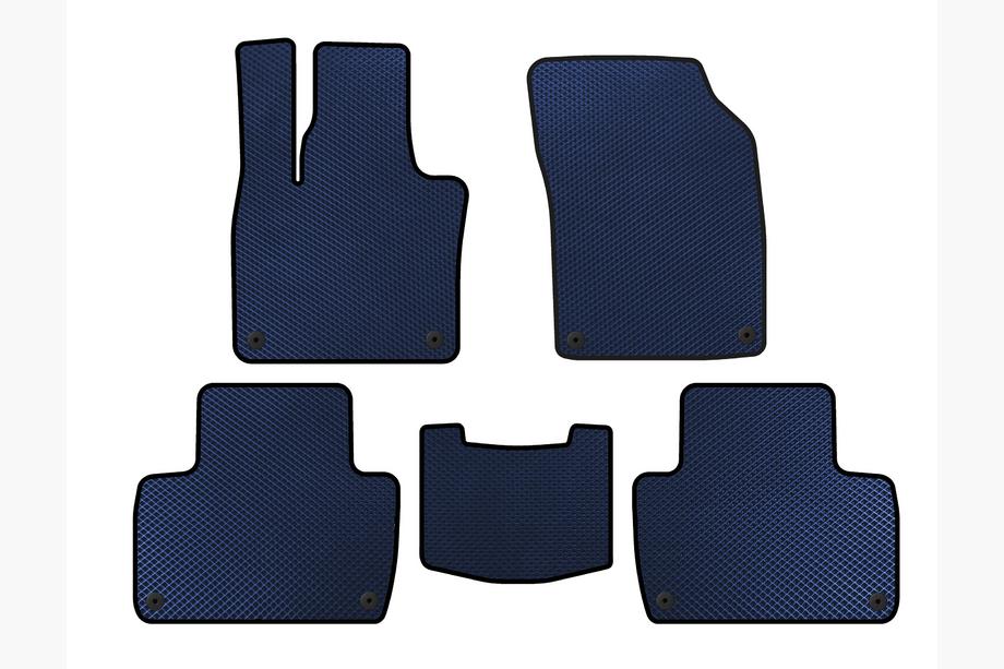 Volvo XC90 2015- Tapis de sol EVA (2 Rangées, Bleu) Image