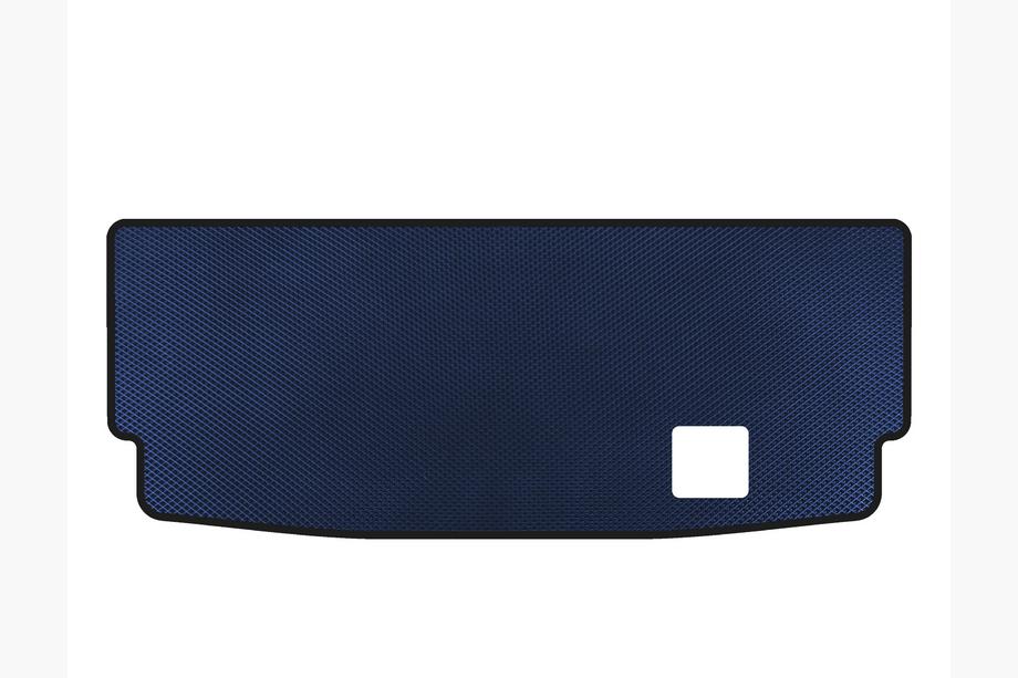 Mercedes GL class X164 2006-2012 Tapis de coffre (7 places avec 3e rangée rabattue, Bleu) Image