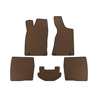 Tapis EVA (1987-1991, Berline, Marron) Audi 80/90 1987-1996