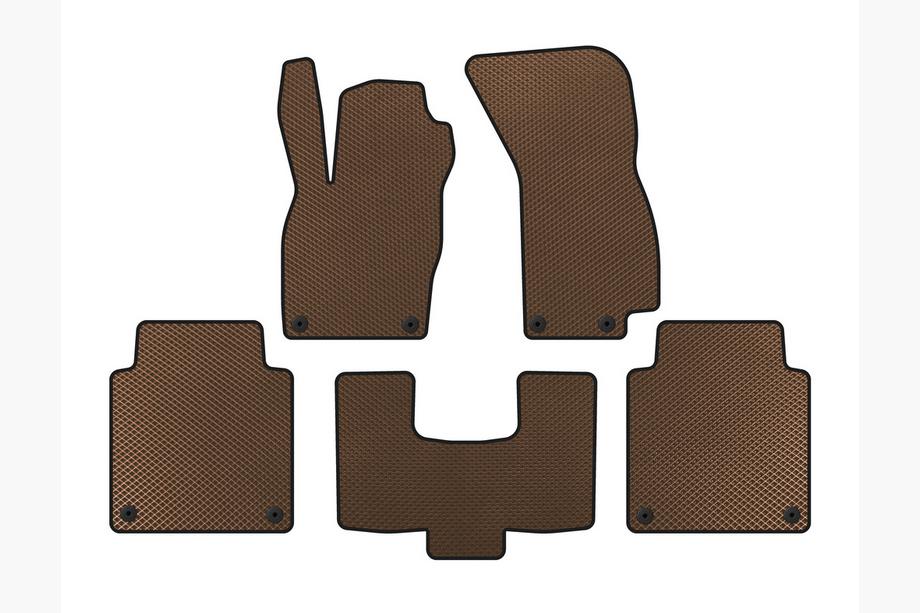 Audi A8 2018- Tapis de sol EVA (Long, Marron) Image
