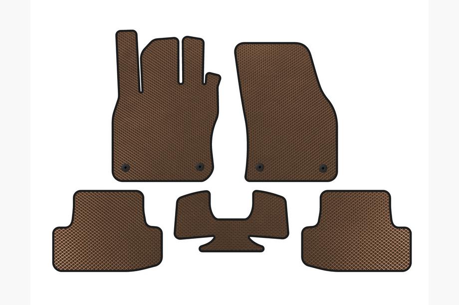 Audi Q2 2016- Tapis de sol EVA (Marron) Image