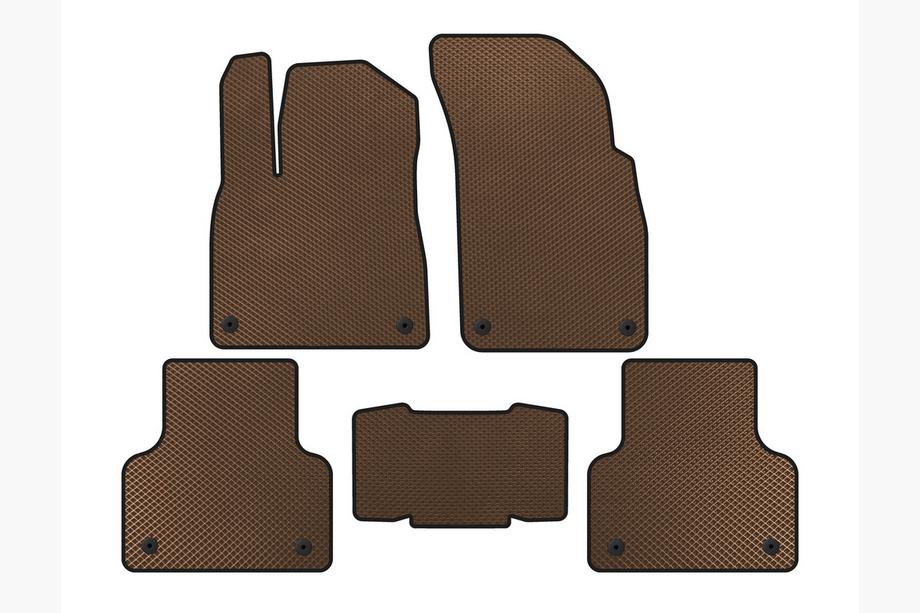 Audi Q8 2018- Tapis de sol EVA (Marron) Image