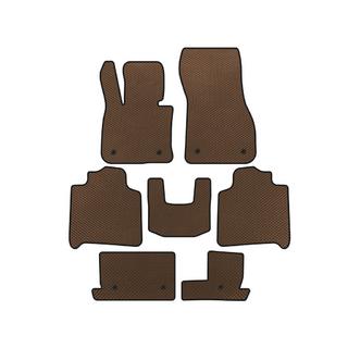 Tapis de sol EVA (Pour F46, 3 Rangées, Marron) BMW 2 Series Active Tourer F45/F46 2014-2021