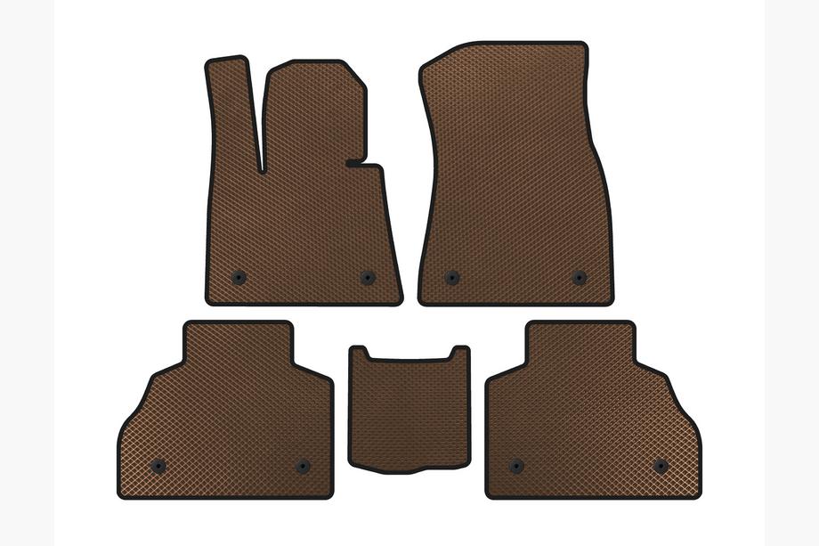 BMW X7 G07 2019- Tapis de sol EVA (2 Rangées, Marron) Image