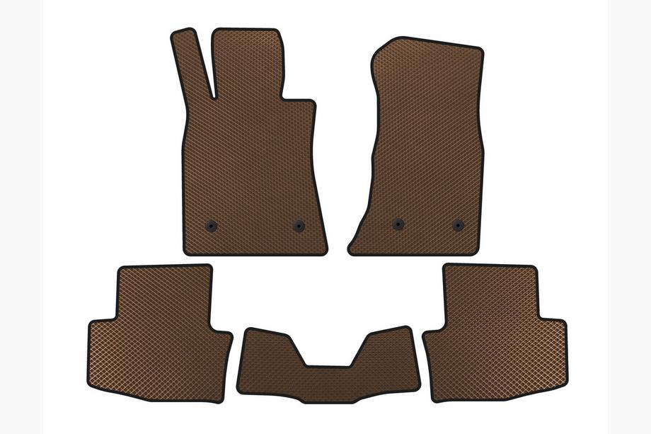 Cadillac ATS 2012-2019 Tapis de sol EVA (SD, Marron) Image