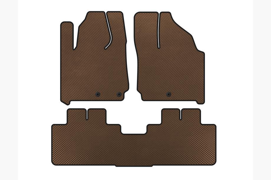 Cadillac SRX 2010-2016 Tapis de sol EVA (Marron) Image