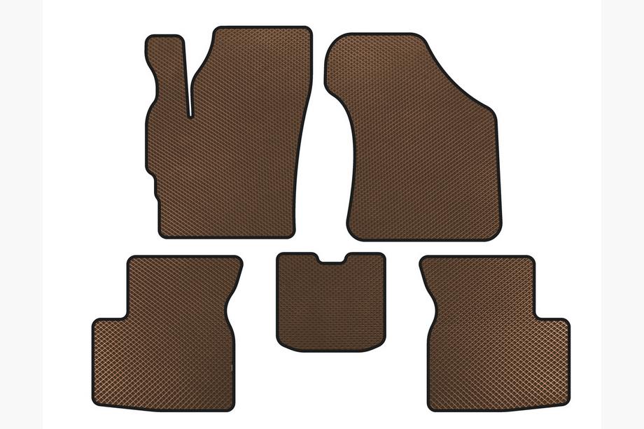 Chery QQ 2003-2022 Tapis de sol EVA (Marron) Photo 1