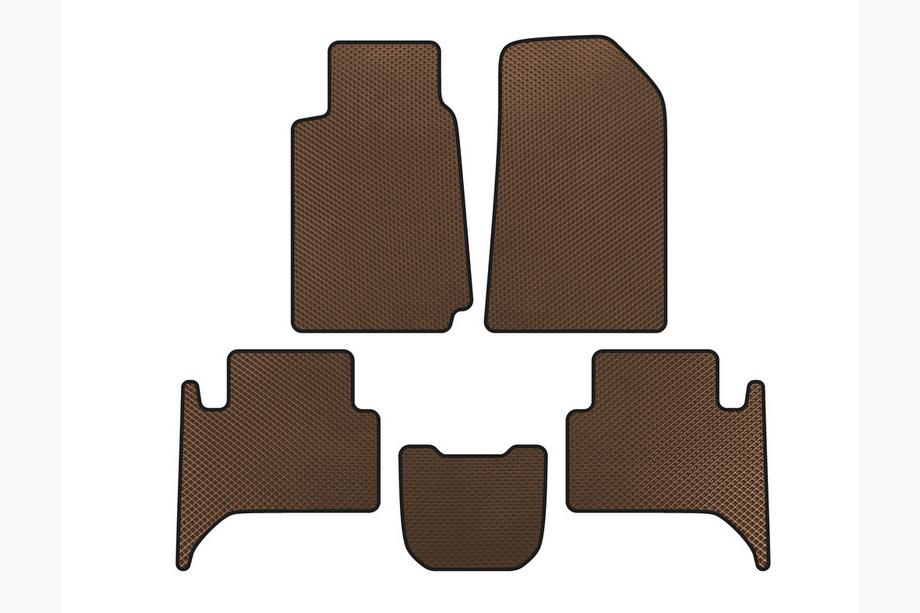 Chevrolet Trailblazer 2012-2019 Tapis de sol EVA (2 Rangées, Marron) Image