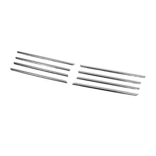 Couvre-bords chromés pour calandre (8 pcs, inox) Volkswagen T5 Transporter 2003-2010 photo 3