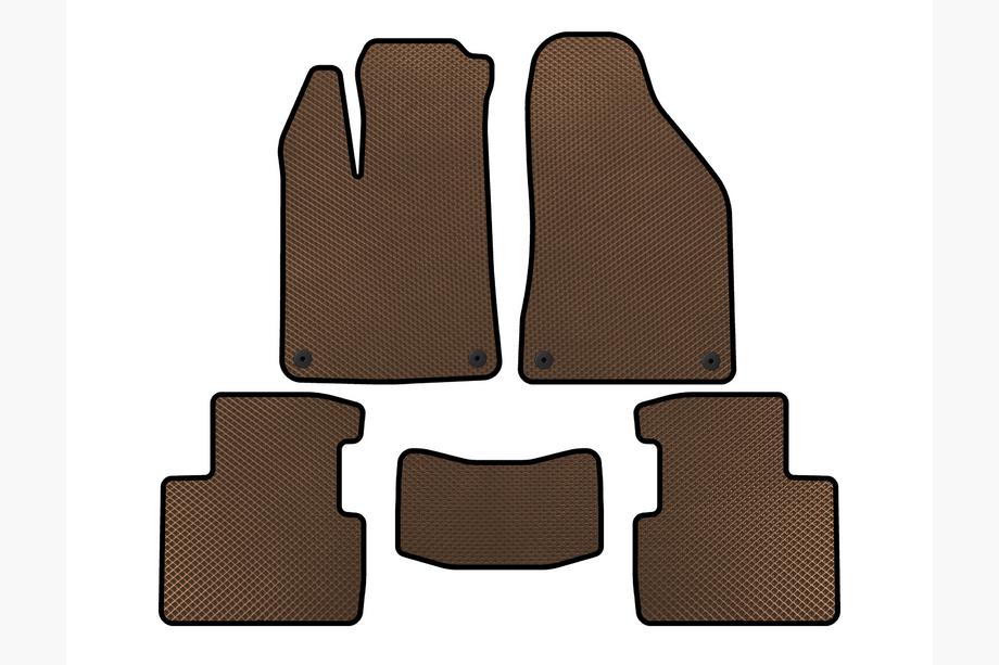 Chrysler 200 II 2014-2017 Tapis de sol EVA (SD, Marron) Photo 1