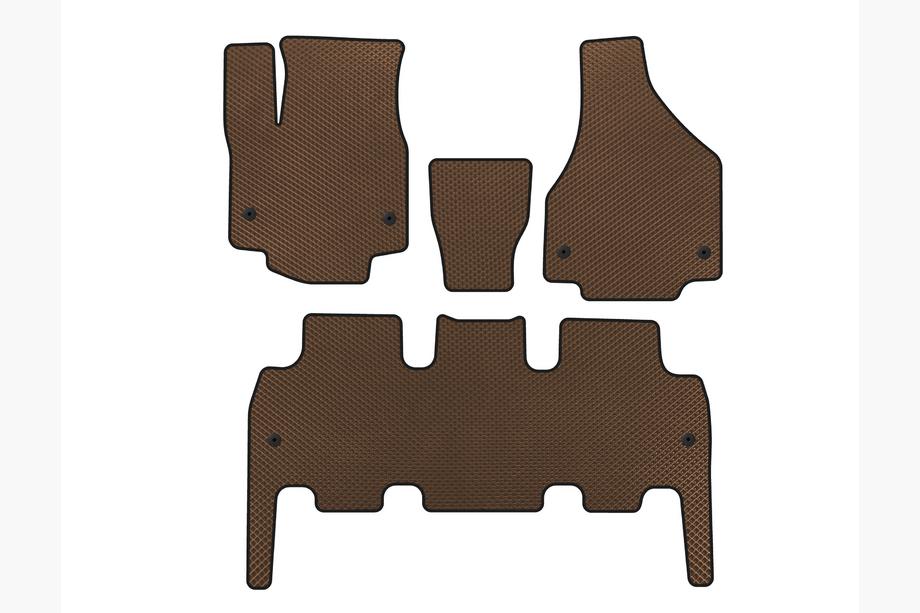 Chrysler Pacifica 2016- Tapis de sol EVA (Marron) Image
