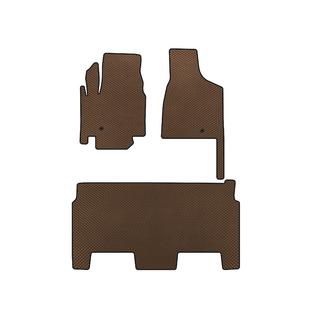 Tapis EVA (2008-2020, 2 Rangées, 8 Places/Équipement SXT, Marron) Dodge Grand Caravan V 2008-2020