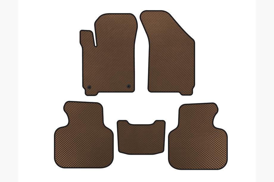 Dodge Journey 2008-2020 Tapis de sol EVA (2008-2011, Marron) Image