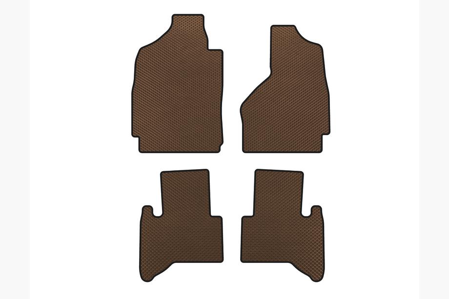 Dodge RAM (DR/DH/D1/DC/DM) 2002–2009 Tapis de sol EVA (2002-2009, Marron) Image