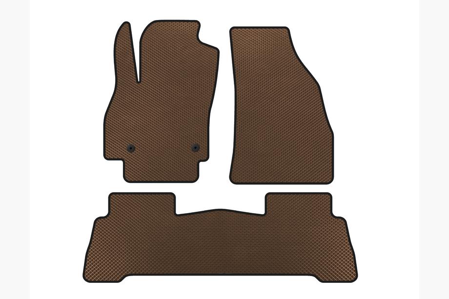 Fiat Fiorino/Qubo 2008-2024 Tapis de sol EVA (Pour Fiorino, Marron) Image