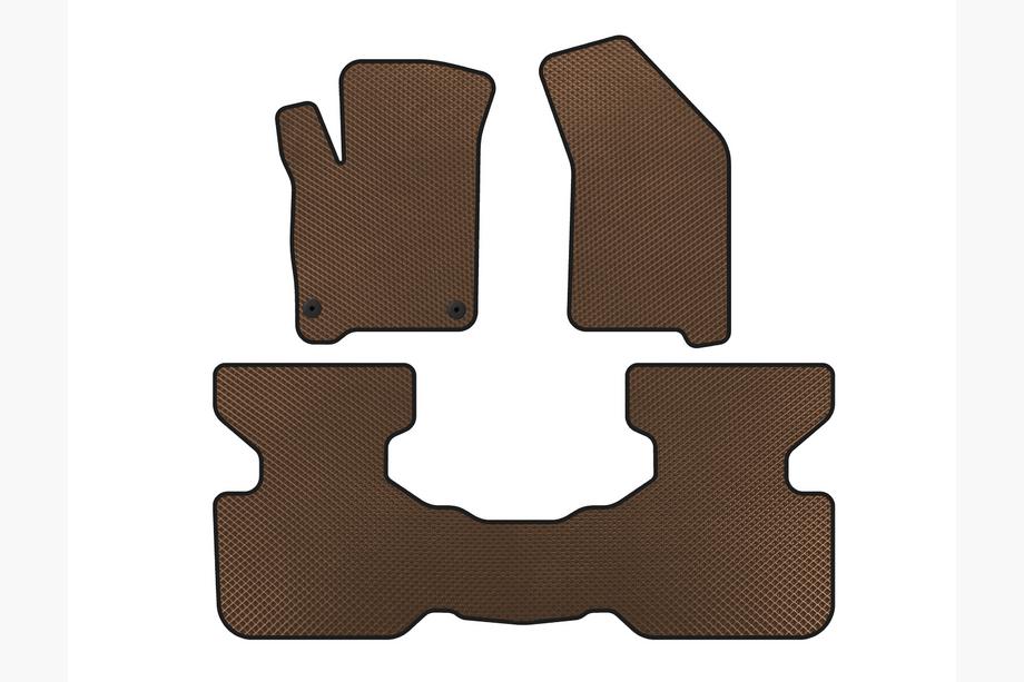 Fiat Freemont 2011-2016 Tapis de sol EVA (2011-2016, Marron) Image