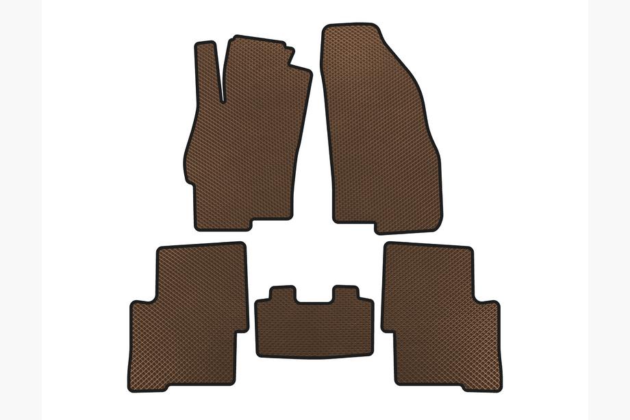 Fiat Linea 2006-2018 Tapis de sol EVA (SD, Marron) Image