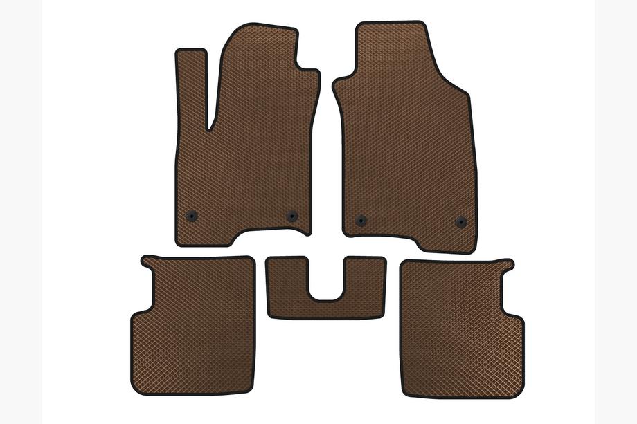Fiat Panda 2011-2023 Tapis de sol EVA (Marron) Image