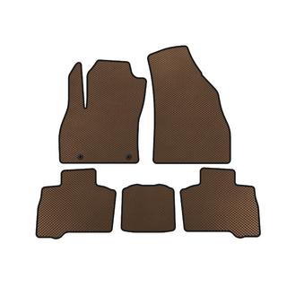 Tapis de sol EVA (pour Qubo, 2016+, Marron) Fiat Fiorino/Qubo 2008-2024
