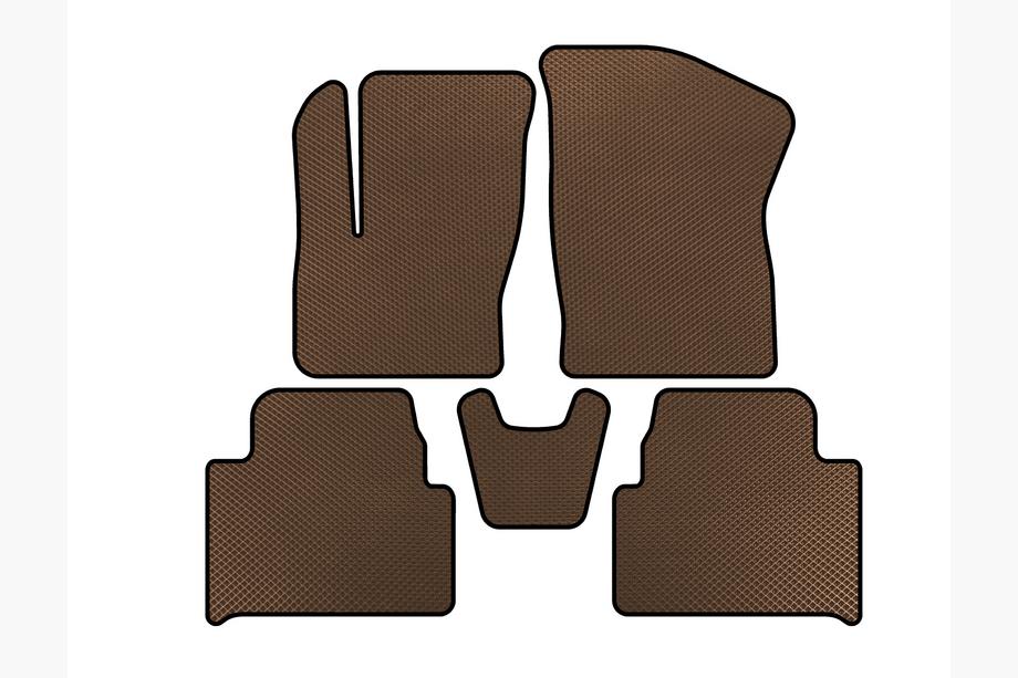 Ford C-Max 2004-2010 Tapis de sol EVA (Marron) Image