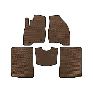 Tapis de sol EVA (2015-2017, 2 rangées, 7 places, Marron)