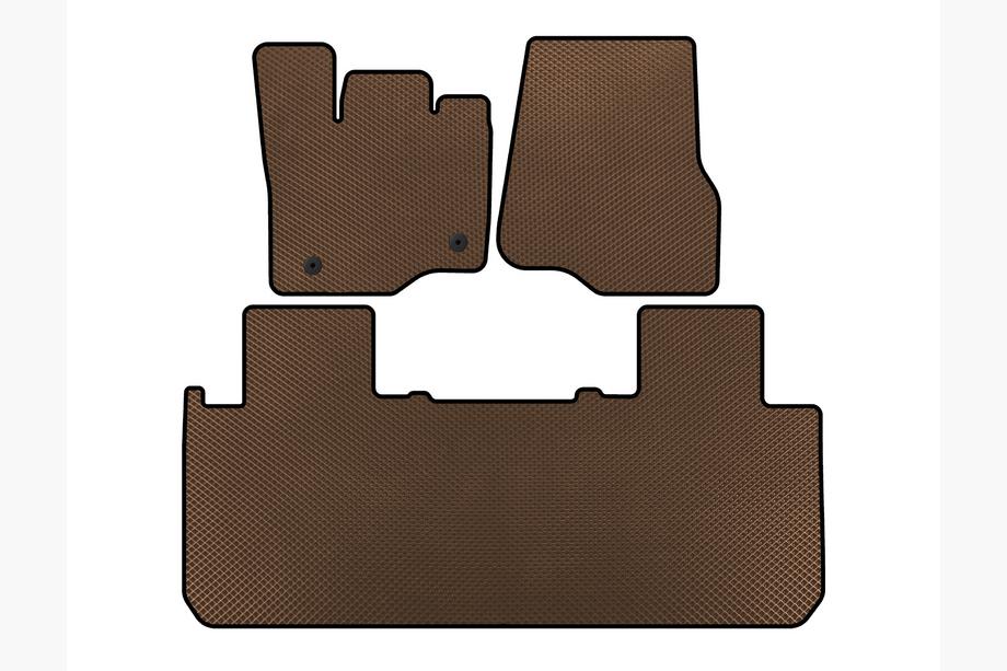 Ford F-150 2014-2021 Tapis de sol EVA (Marron) Image