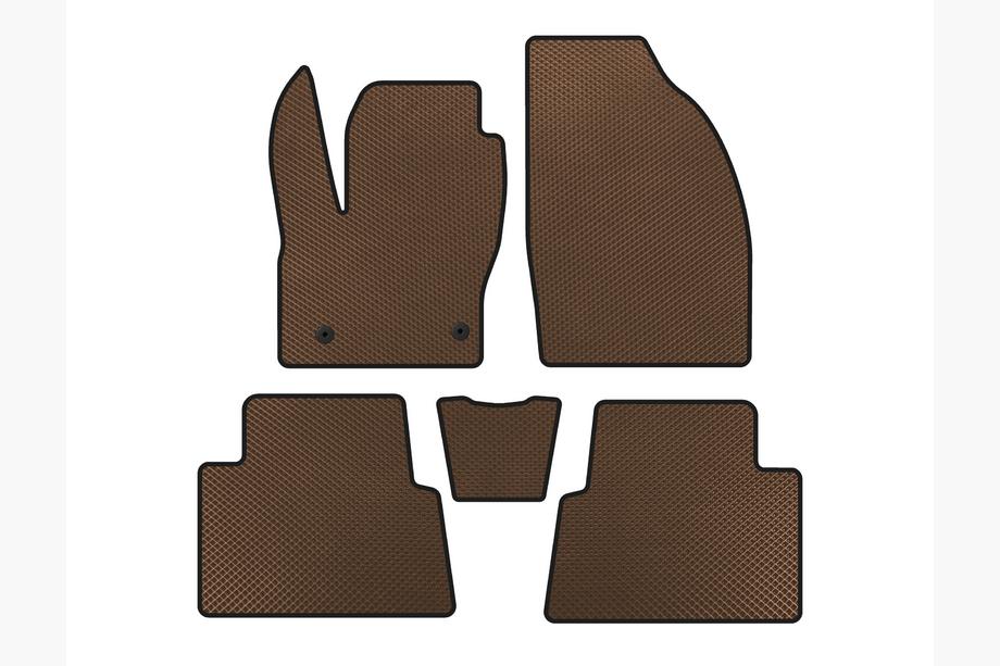 Ford Kuga 2008-2013 Tapis de sol EVA (Marron) Image