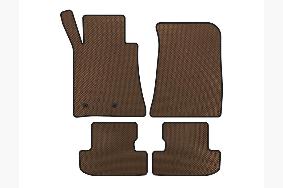 Ford Mustang 2015-2023 Tapis de sol EVA (Coupé, Marron) Image