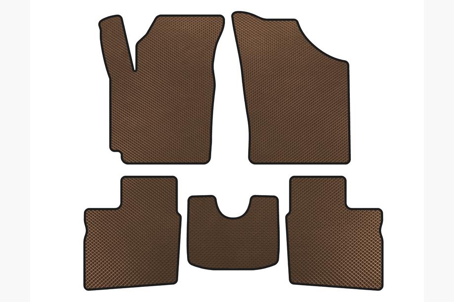 Geely CK-1 2005-2008 Tapis de sol EVA (2005-2009, SD, Marron) Image