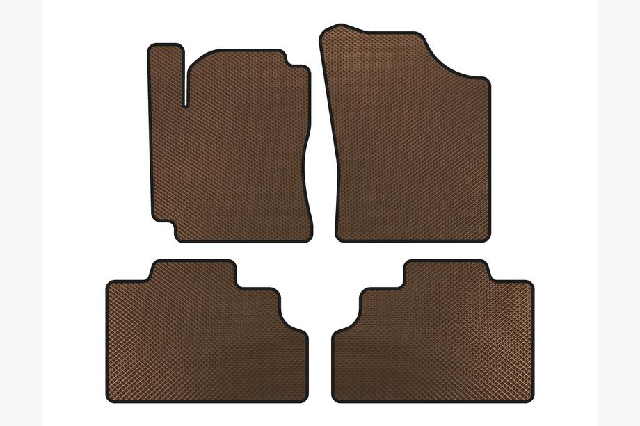 Geely CK-2 2008-2016 Tapis de sol EVA (SD, Marron) Image