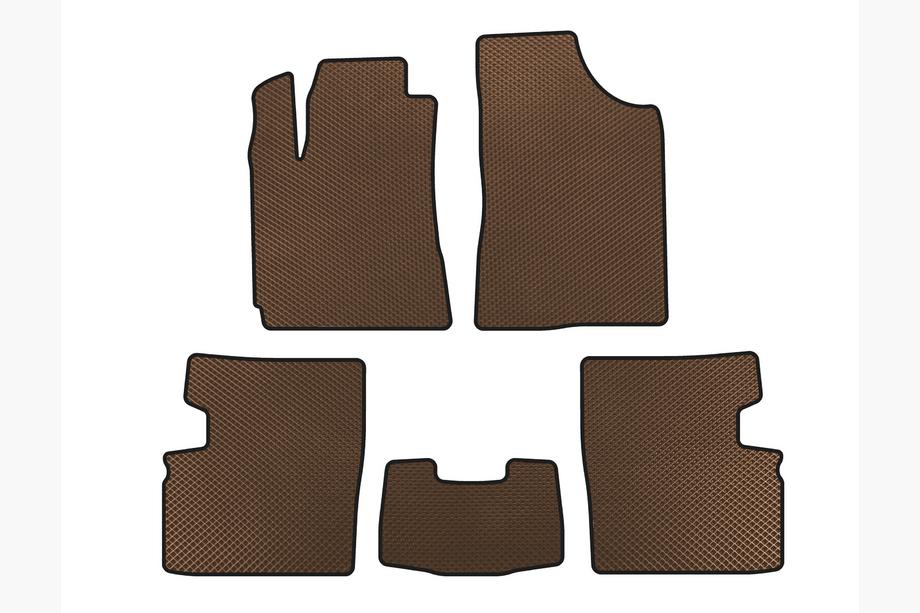 Geely Emgrand EC7 2009- Tapis de sol EVA (2009-2014, HB, 5 portes, Marron) Image