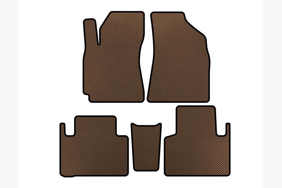 Geely Emgrand X7 2011- Tapis de sol EVA (Marron) Image