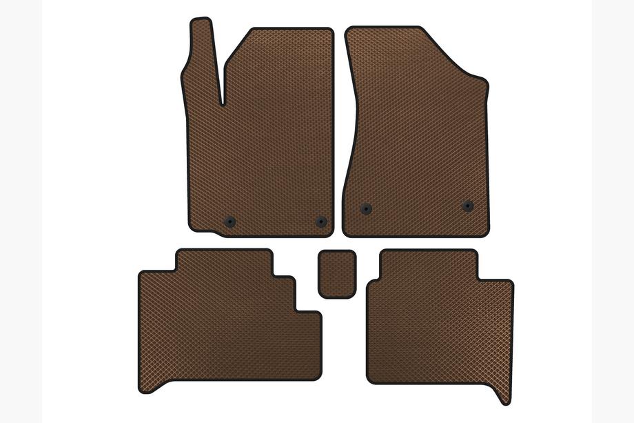 Geely GC-5 2010-2015 Tapis de sol EVA (HB, Marron) Image